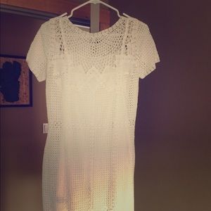 Crochet White Summer Dress